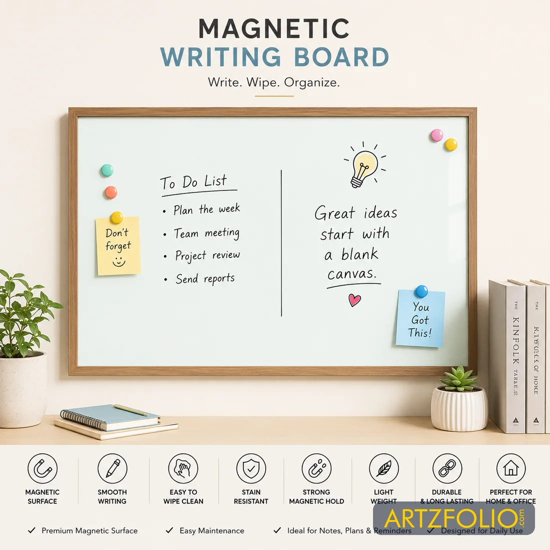 Magnetic & Writing Boards — ArtzFolio private label manufacturing