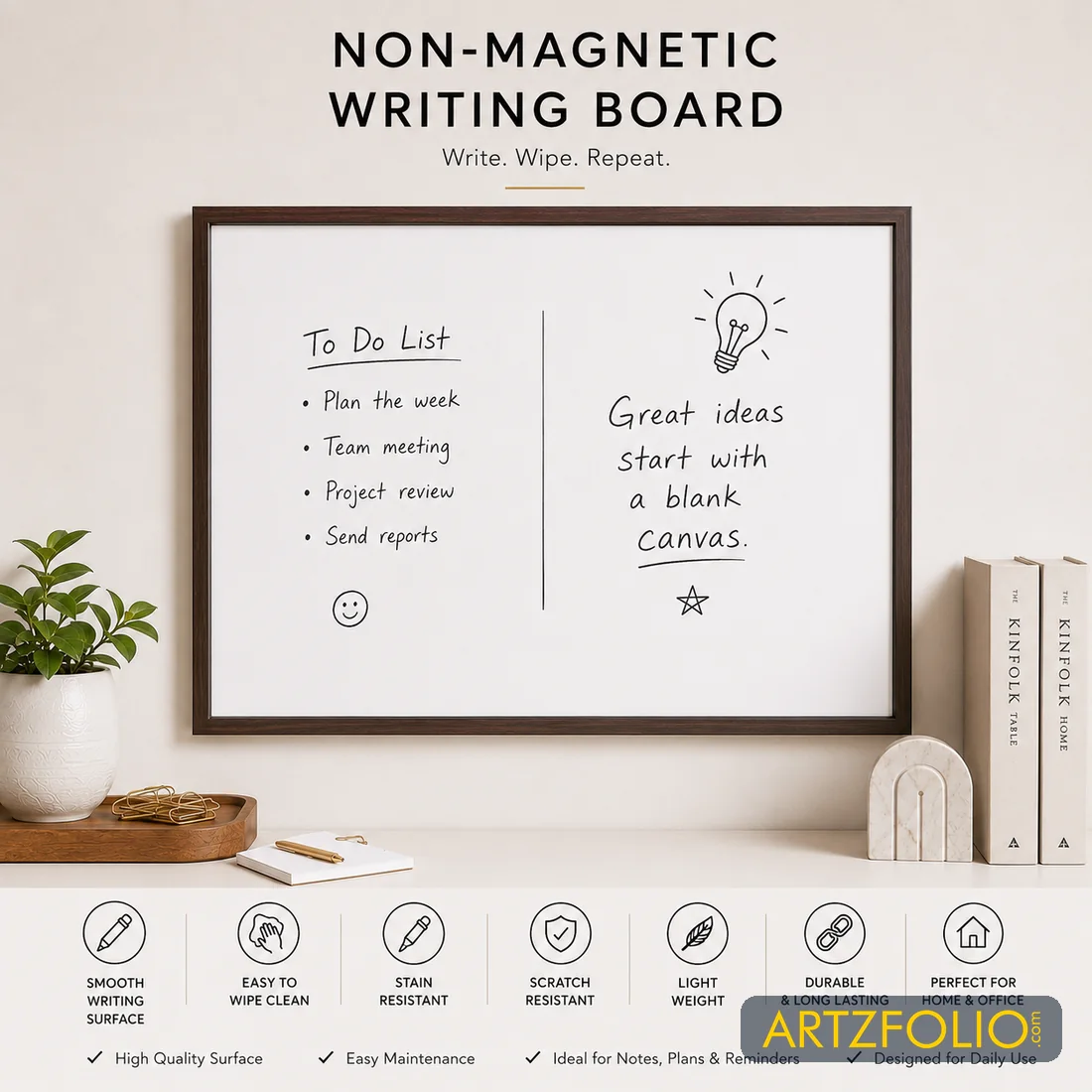 Glass & White Boards — ArtzFolio private label manufacturing