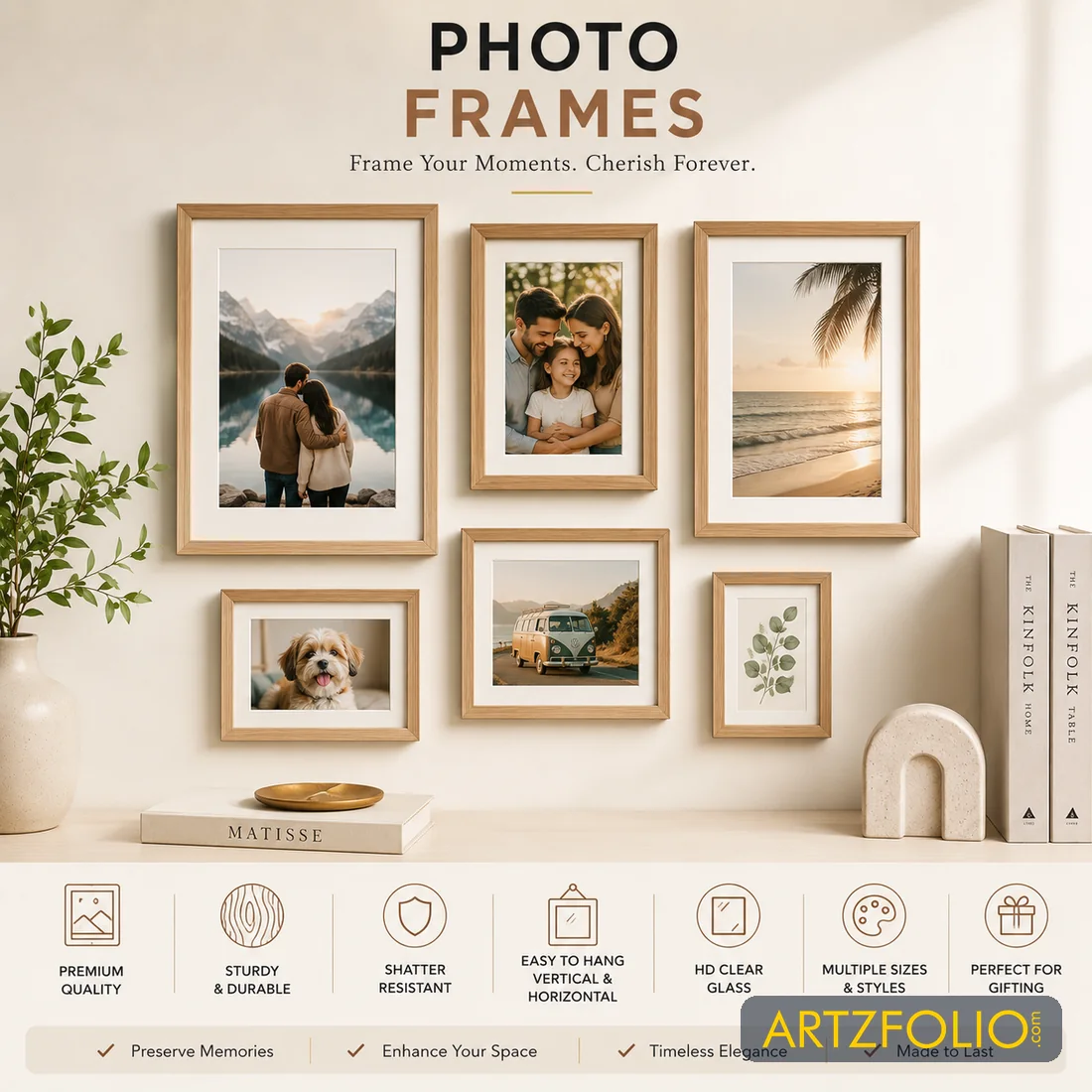 Photo Frames & Framed Art — ArtzFolio private label manufacturing